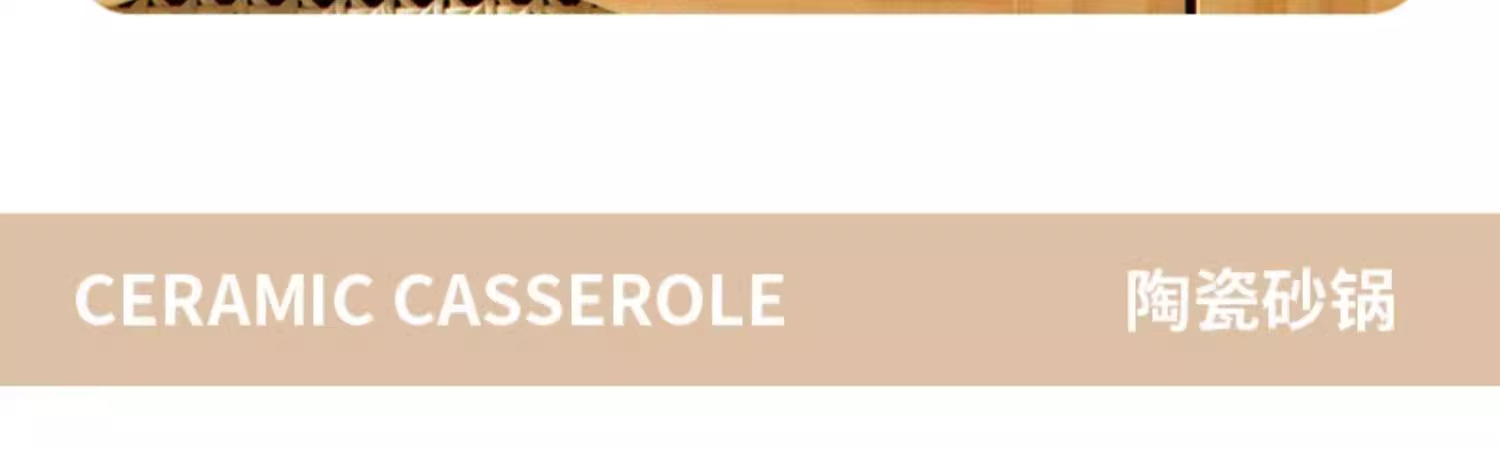 Hand-painted blue cherry blossom clay pot, clay pot for soup, household gas stew pot, Japanese ceramic stew pot, gas stove soup pot pic 3