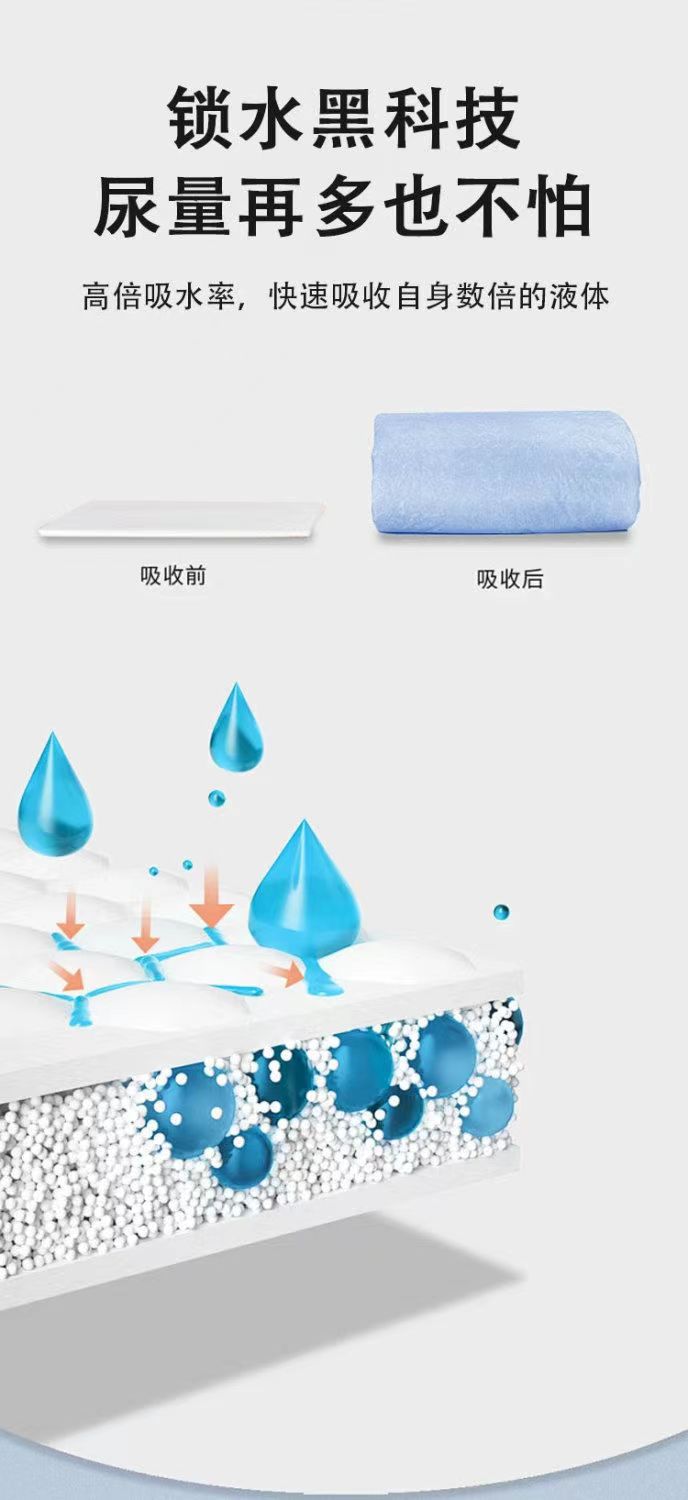 狗狗尿垫一次性宠物尿垫猫狗尿布尿不湿加厚除臭宠物尿片吸水尿纸详情3