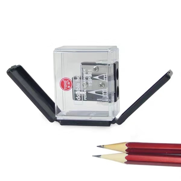 Wholesale of Dongyang SP301 double-hole pencil sharpener, pencil sharpener, pencil shaver, multi-functional pencil sharpener for students and children pic 2