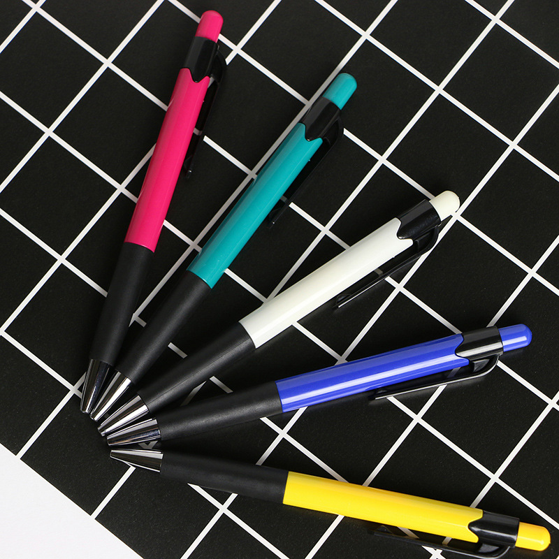 现代美2006中性笔简约按动商务签字笔学生文具用品0.5mm子弹头笔详情6