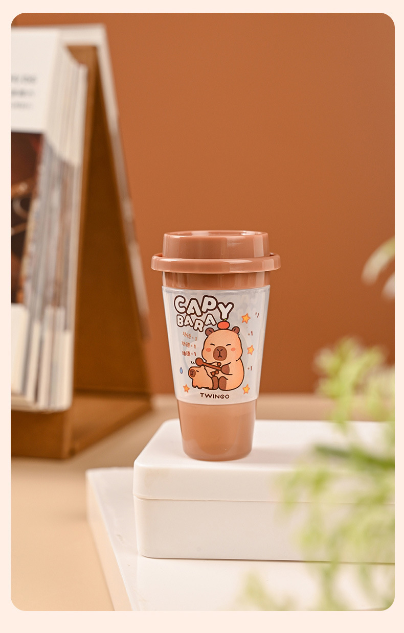 Fábrica tianko al por mayor cinta de corrección kapibara de alto nivel de apariencia creativa taza de té de leche cinta de modificación portátil mini papelería pic 10