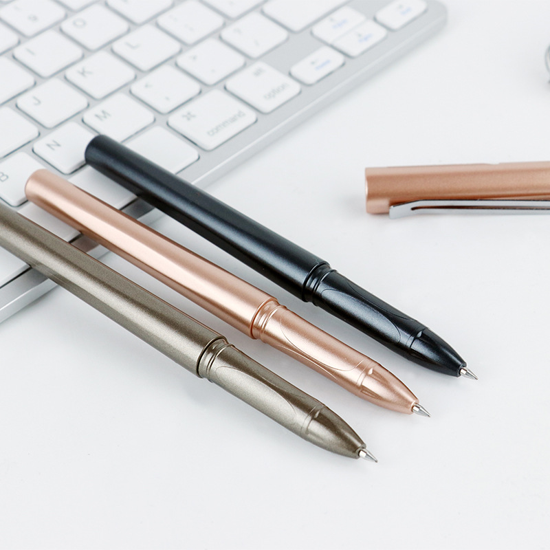 Hyundai américa 887 0.5mm pluma neutra pluma estudiante examen pluma oficina pluma financiera de gran capacidad fabricante suministro directo pic 7