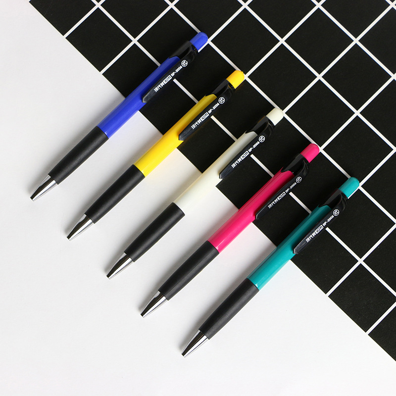 现代美2006中性笔简约按动商务签字笔学生文具用品0.5mm子弹头笔详情1