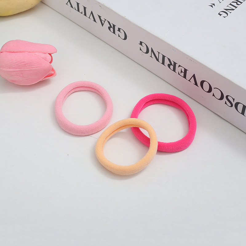 Wholesale of 72 large towel loops for cross-border trade, hair accessories in card bags, high-elasticity rubber bands, hair ties, and Korean hair ties pic 30
