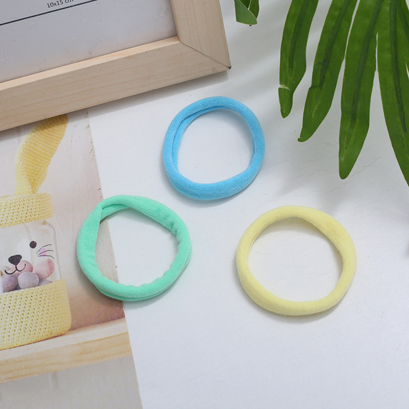 Wholesale of 72 large towel loops for cross-border trade, hair accessories in card bags, high-elasticity rubber bands, hair ties, and Korean hair ties pic 15