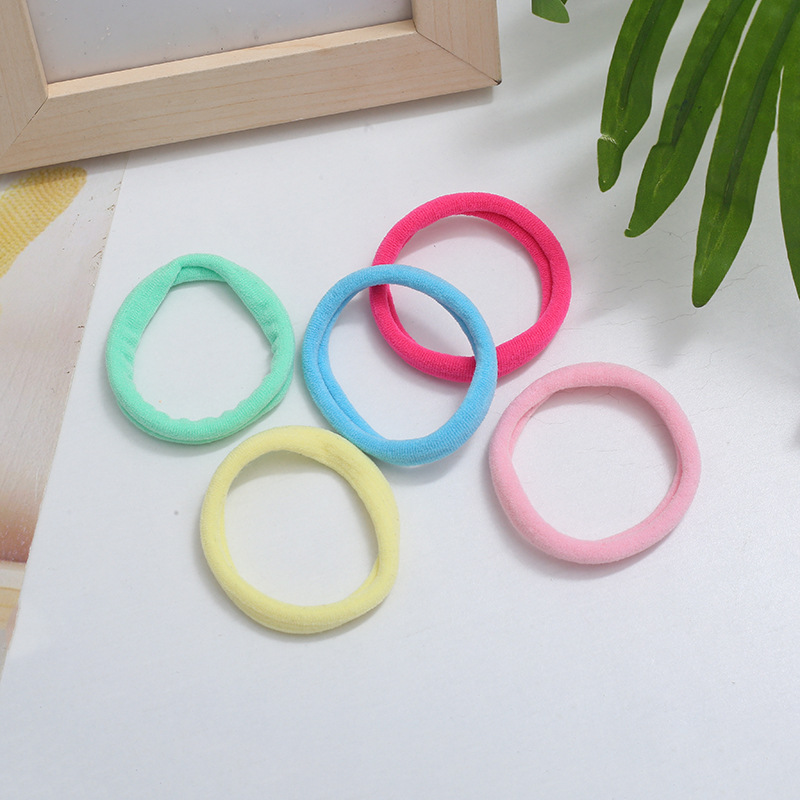 Wholesale of 72 large towel loops for cross-border trade, hair accessories in card bags, high-elasticity rubber bands, hair ties, and Korean hair ties pic 13