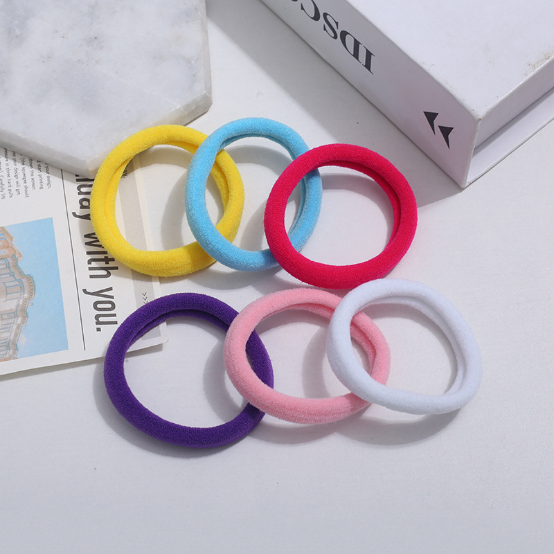 Wholesale of 72 large towel loops for cross-border trade, hair accessories in card bags, high-elasticity rubber bands, hair ties, and Korean hair ties pic 39