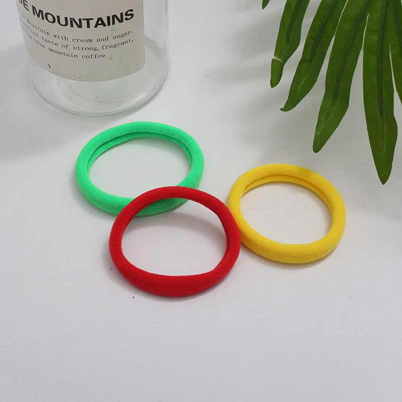 Wholesale of 72 large towel loops for cross-border trade, hair accessories in card bags, high-elasticity rubber bands, hair ties, and Korean hair ties pic 25