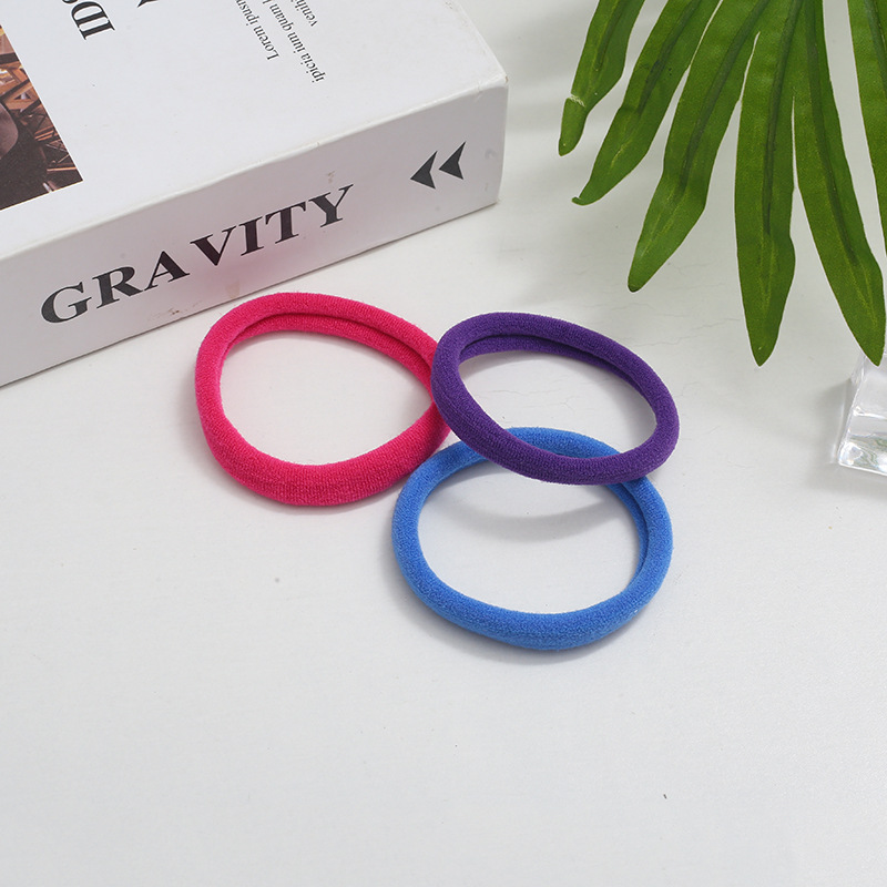 Wholesale of 72 large towel loops for cross-border trade, hair accessories in card bags, high-elasticity rubber bands, hair ties, and Korean hair ties pic 19