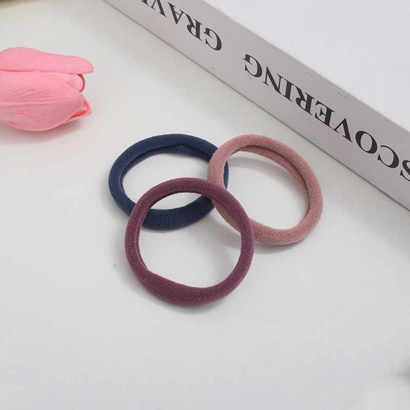 Wholesale of 72 large towel loops for cross-border trade, hair accessories in card bags, high-elasticity rubber bands, hair ties, and Korean hair ties pic 29