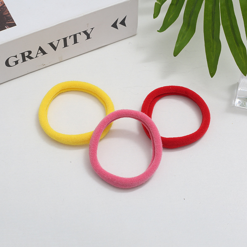 Wholesale of 72 large towel loops for cross-border trade, hair accessories in card bags, high-elasticity rubber bands, hair ties, and Korean hair ties pic 20