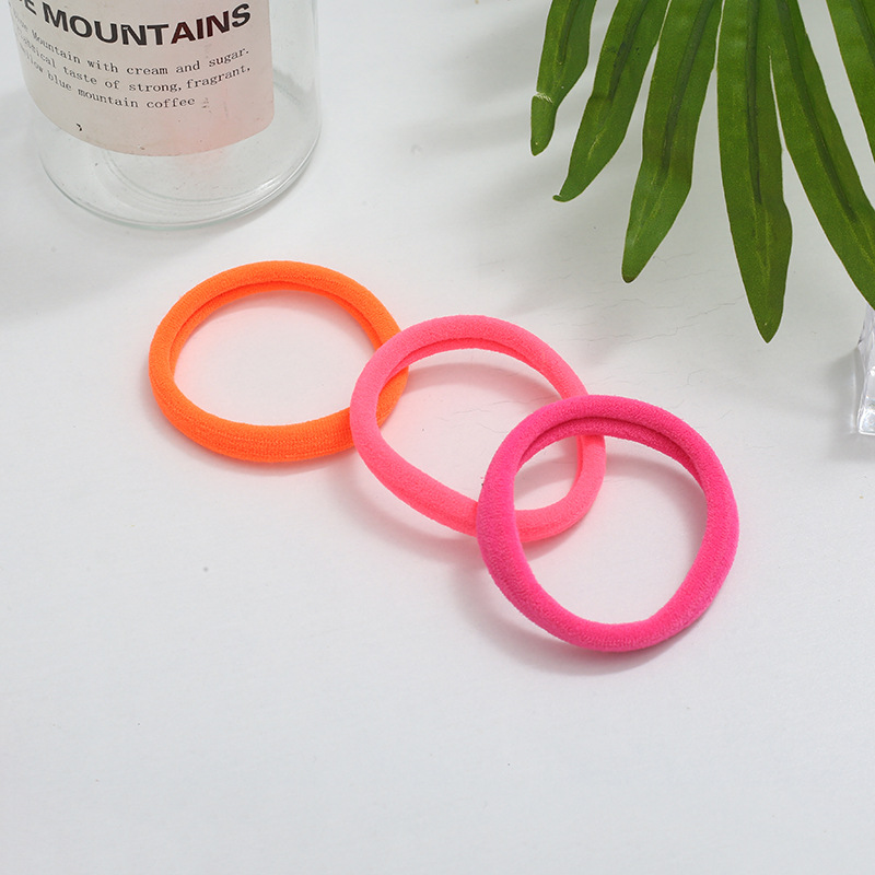 Wholesale of 72 large towel loops for cross-border trade, hair accessories in card bags, high-elasticity rubber bands, hair ties, and Korean hair ties pic 24