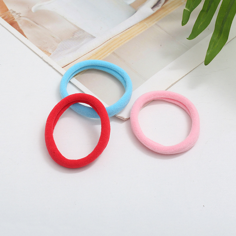 Wholesale of 72 large towel loops for cross-border trade, hair accessories in card bags, high-elasticity rubber bands, hair ties, and Korean hair ties pic 10