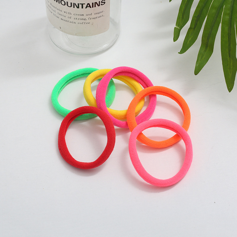 Wholesale of 72 large towel loops for cross-border trade, hair accessories in card bags, high-elasticity rubber bands, hair ties, and Korean hair ties pic 23