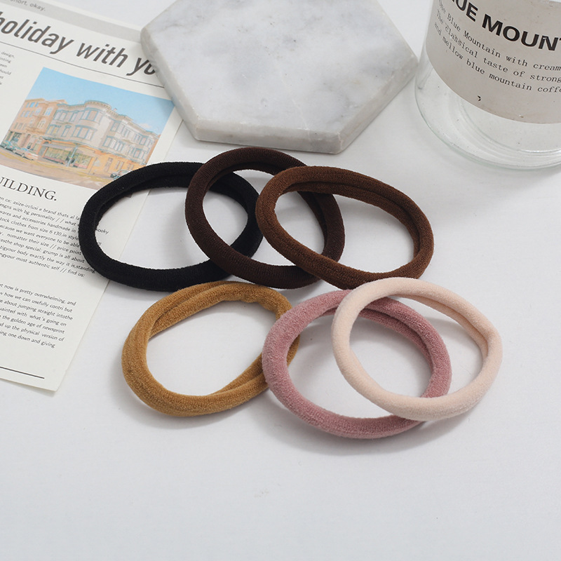 Wholesale of 72 large towel loops for cross-border trade, hair accessories in card bags, high-elasticity rubber bands, hair ties, and Korean hair ties pic 33