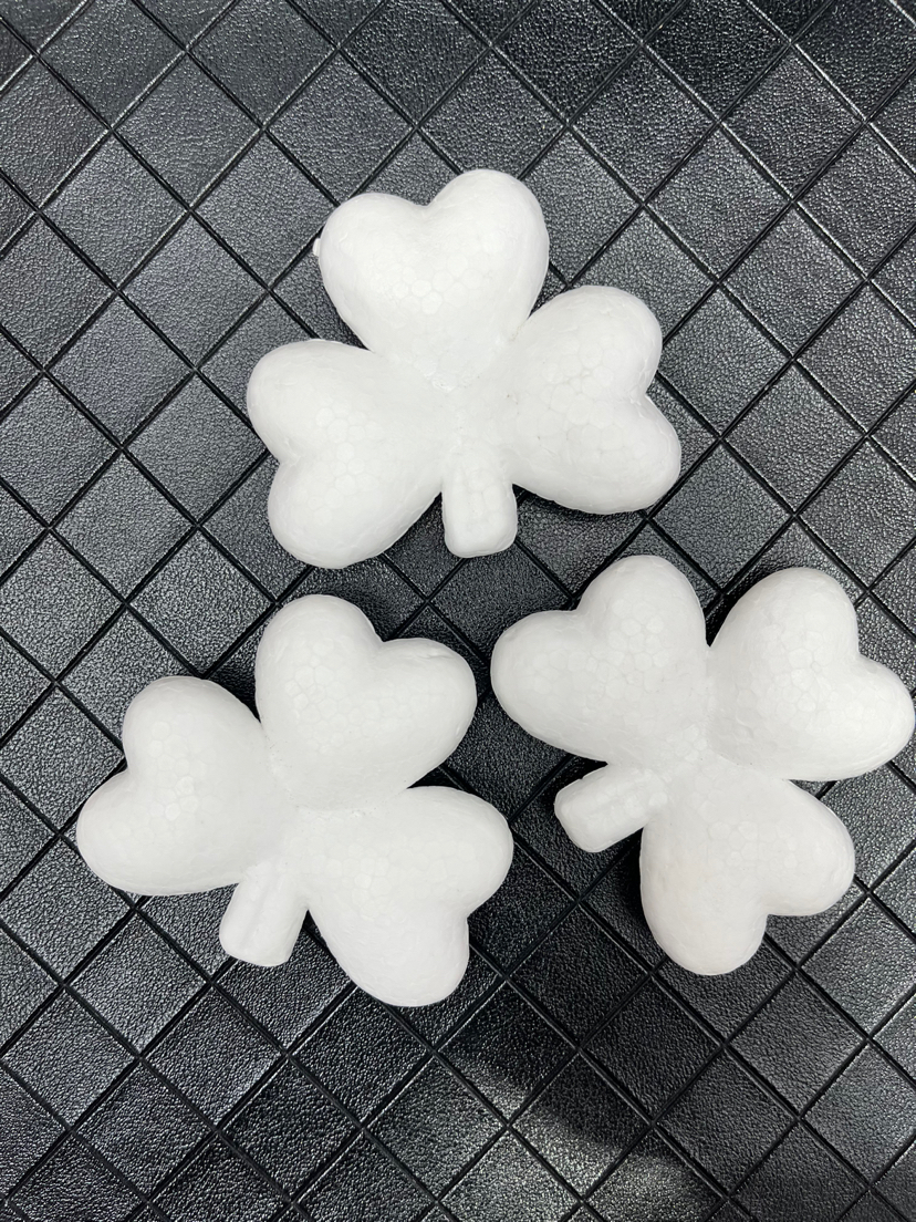 Foam ball, clover, Polystyrene leaf clover 8, DIY toy, painted hair band, decorative accessories pic 1