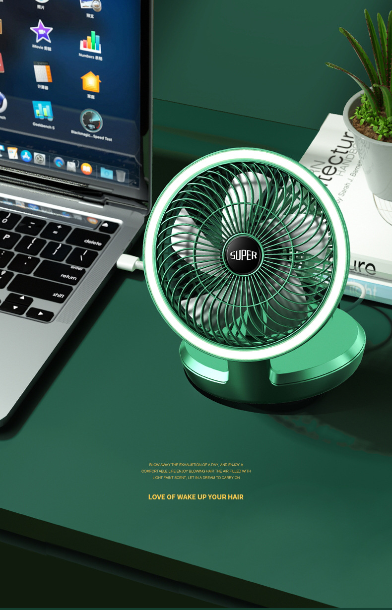 新款usb迷你折叠壁挂小风扇办公室家用台式便携桌面台灯小电风扇详情17