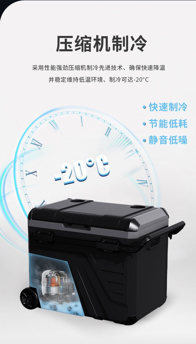移动车载冰箱压缩机制冷跨境户外露营小型手提便携式汽车4S店礼品详情2