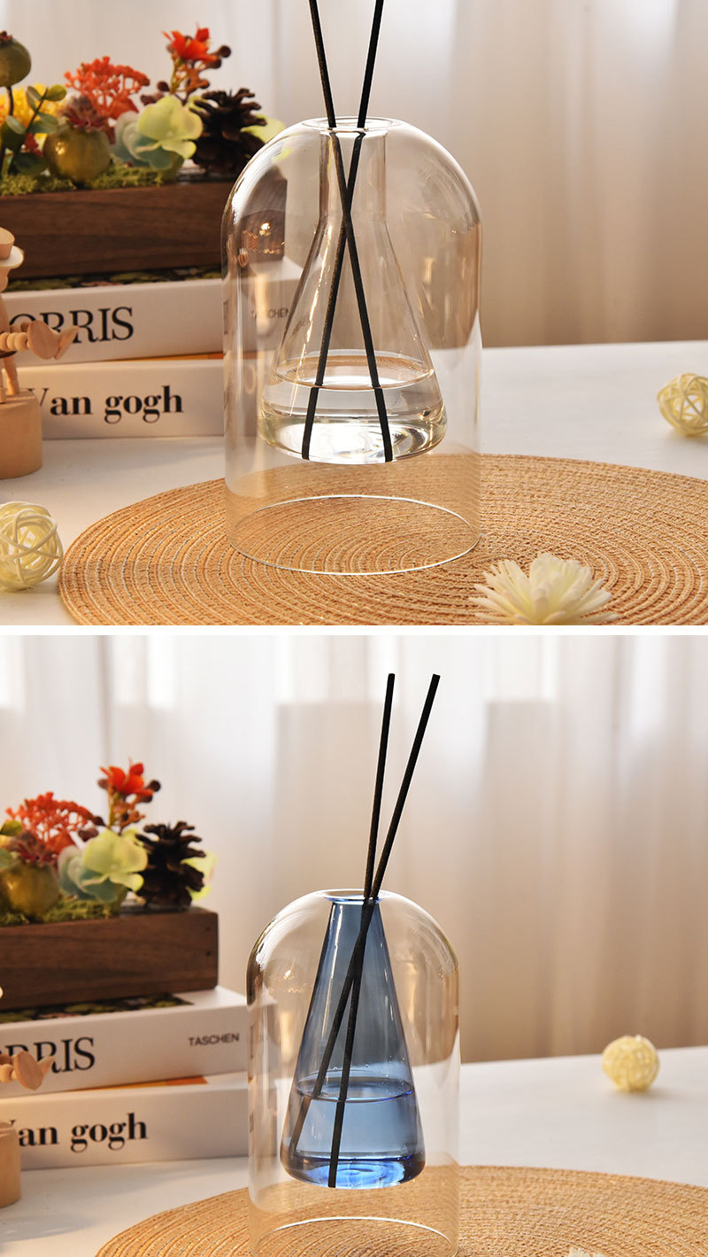 无火香薰瓶子精油简约风藤条高级香氛扩香器空瓶玻璃摆件家用室内详情5