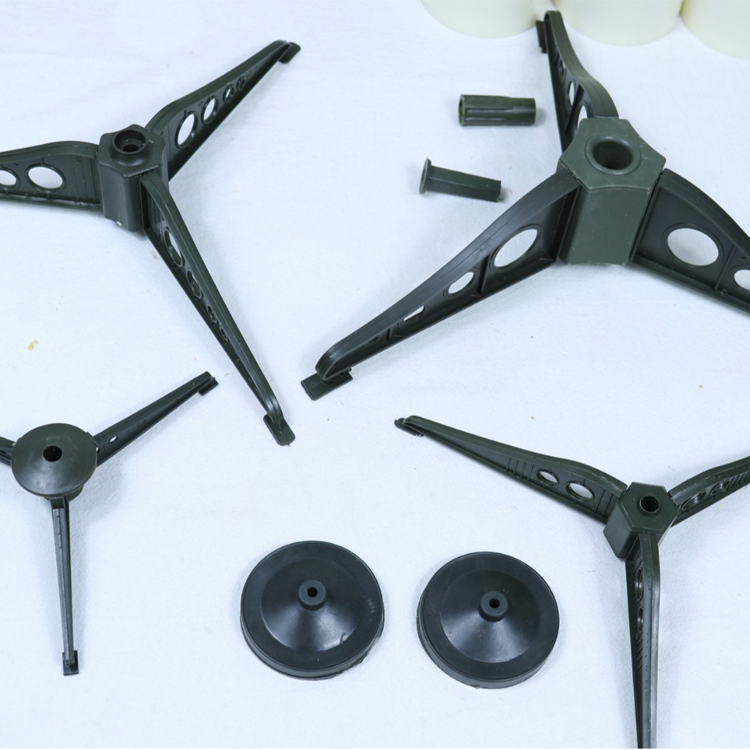 Christmas tree base bracket plastic foot piece stand 12 triangular bottom plastic 18-meter accessory bottom support frame pic 1