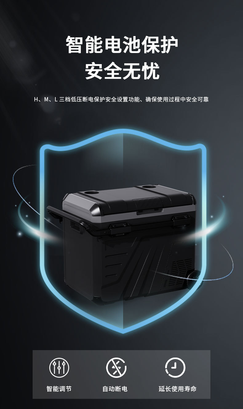 移动车载冰箱压缩机制冷跨境户外露营小型手提便携式汽车4S店礼品详情6