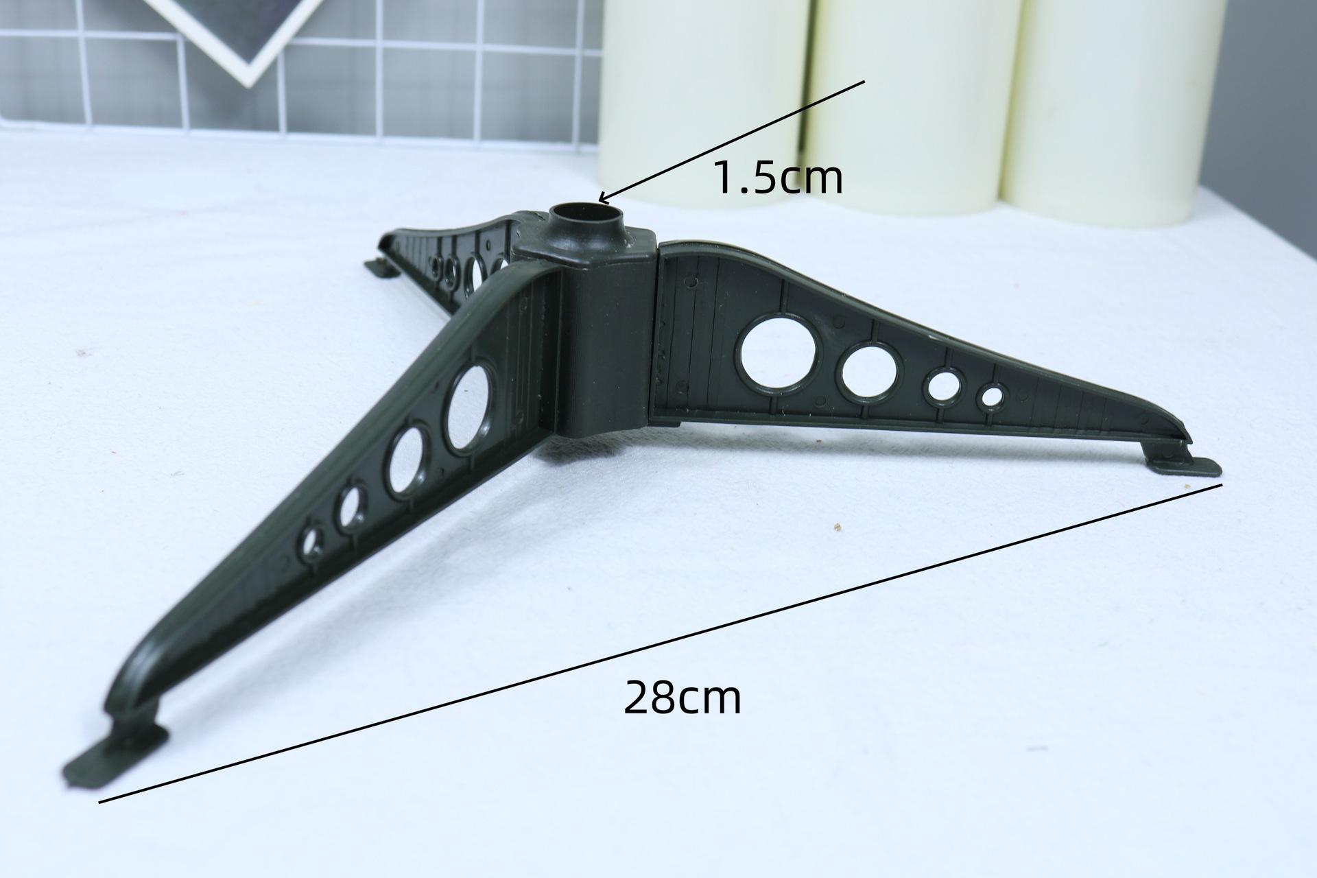 Christmas tree base bracket plastic foot piece stand 12 triangular bottom plastic 18-meter accessory bottom support frame pic 8