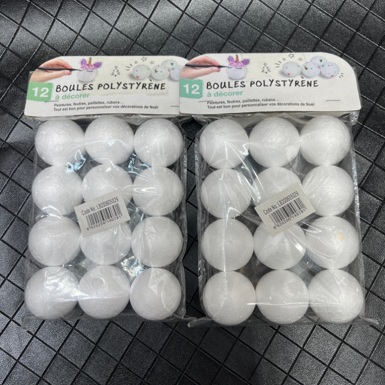 Foam packaging eco-friendly polystyrene early education DIY teaching supplies, Christmas festival decoration, overseas exhibition and sale pic 4