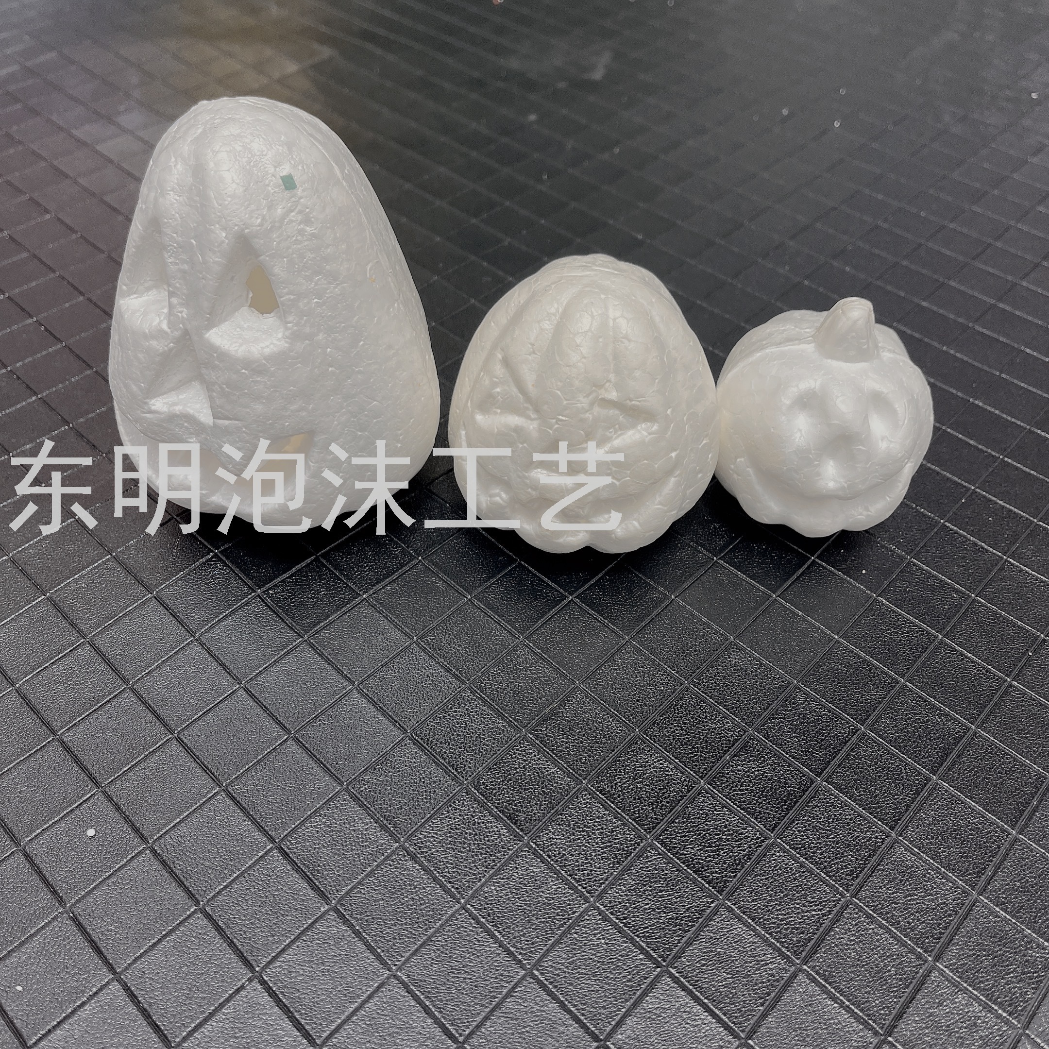 Foam pumpkin Styrofoam Halloween Decorative Ghost face pumpkin embryo factory direct sales pic 4