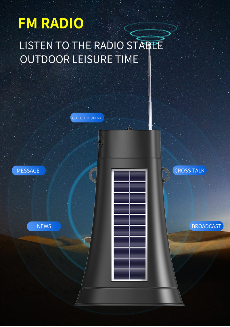 太阳能喊话器无线蓝牙户外录音喇叭叫卖器地摊多功能手持扩音器详情8