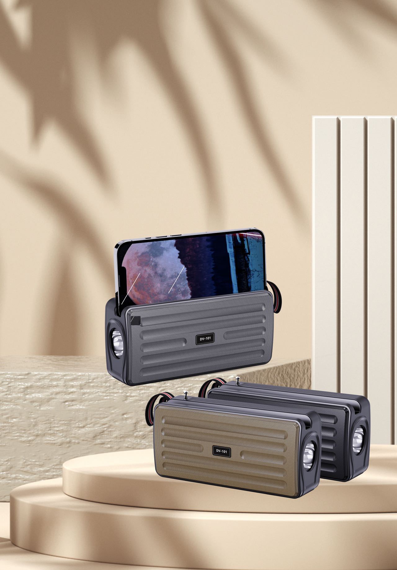 蓝牙小音箱户外多功能桌面播放器居家便携太阳能蓝牙音响详情5