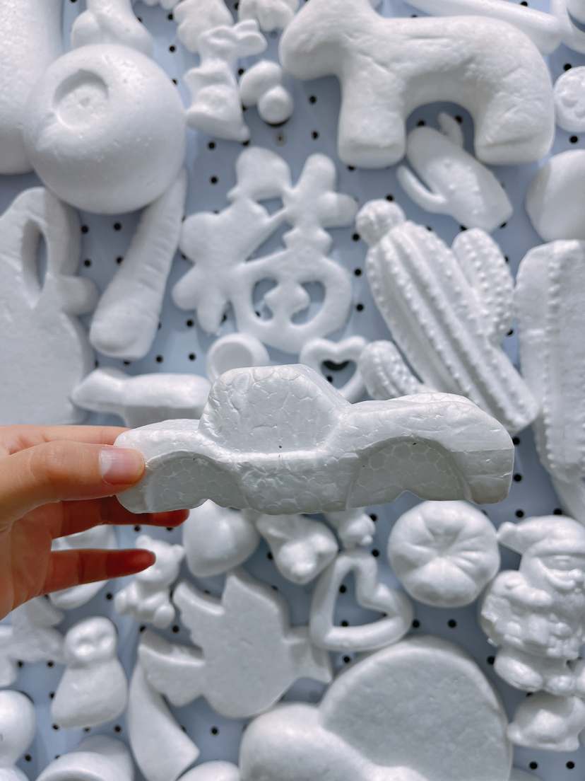 Factory direct sales of 14.5CM polystyrene foam, cars, planes, polystyrene foam, children's toys, DIY graffiti pic 5