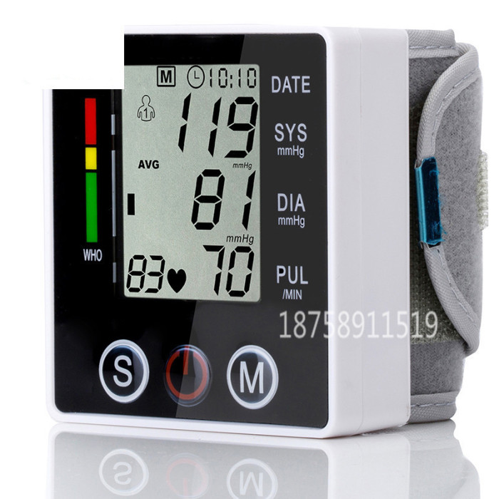 Blood pressure measuring instrument, intelligent voice electronic blood pressure monitor, wrist fully automatic high-precision blood pressure monitor pic 10