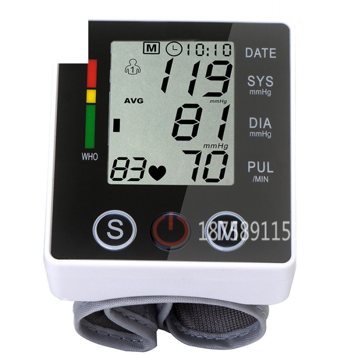 Blood pressure measuring instrument, intelligent voice electronic blood pressure monitor, wrist fully automatic high-precision blood pressure monitor pic 7