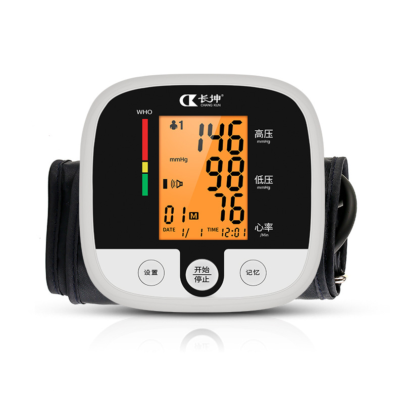 Cross-border wholesale large-screen elderly home fully automatic blood pressure and heart rate monitoring Amazon blood pressure monitor pic 4