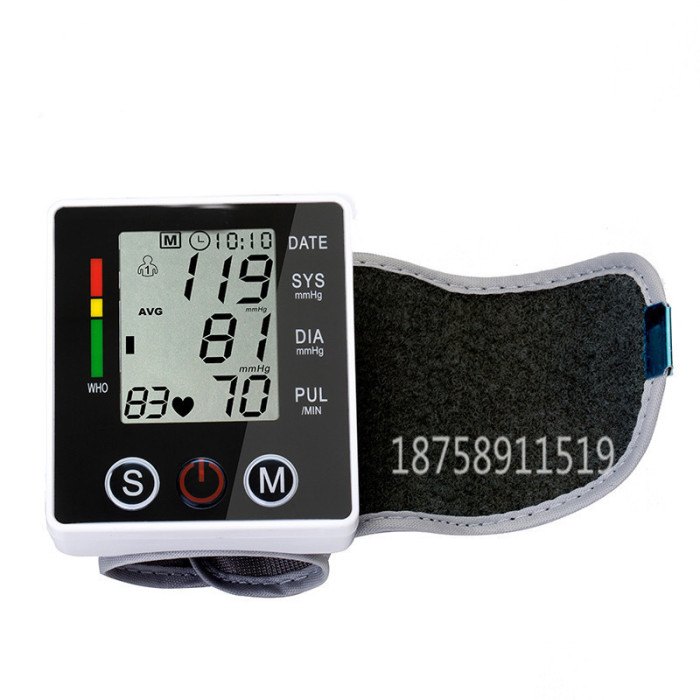 Blood pressure measuring instrument, intelligent voice electronic blood pressure monitor, wrist fully automatic high-precision blood pressure monitor pic 8