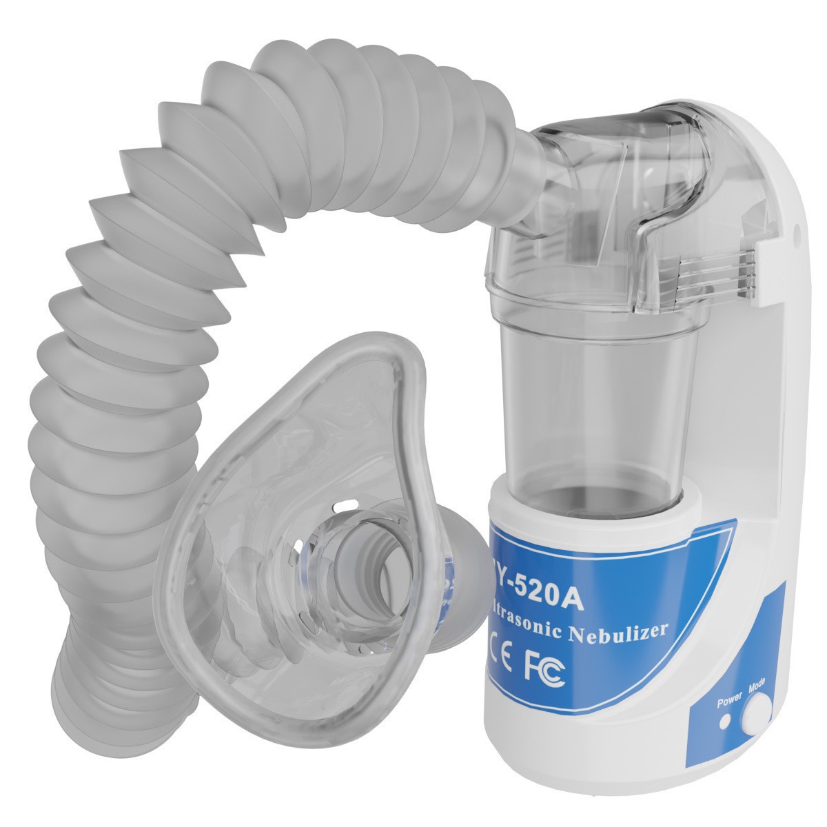 手持雾化器超声波雾化吸氧面罩便携式一次性氧气雾化器医疗器械详情2