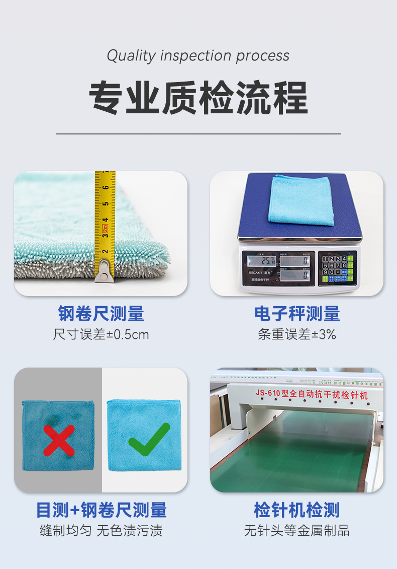 Amazon car drying towel, ultra-fine fiber mirror cleaning cloth, thickened high and low wool absorbent car wash cloth pic 2