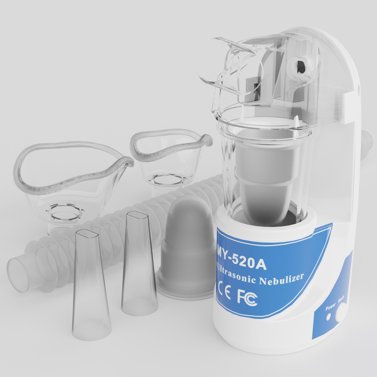 手持雾化器超声波雾化吸氧面罩便携式一次性氧气雾化器医疗器械详情4