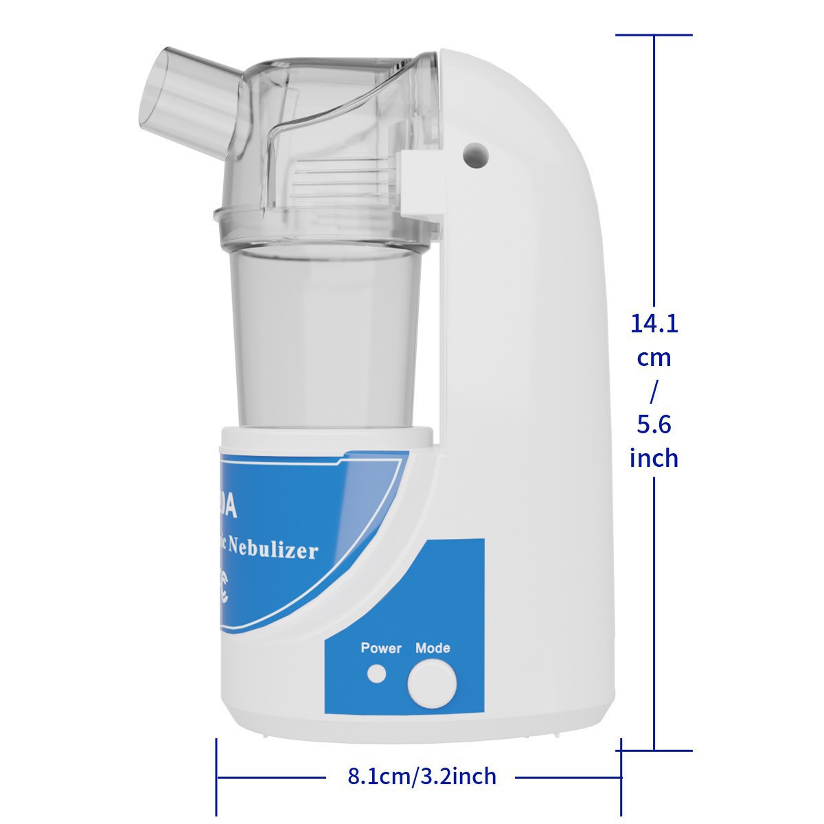 手持雾化器超声波雾化吸氧面罩便携式一次性氧气雾化器医疗器械详情5