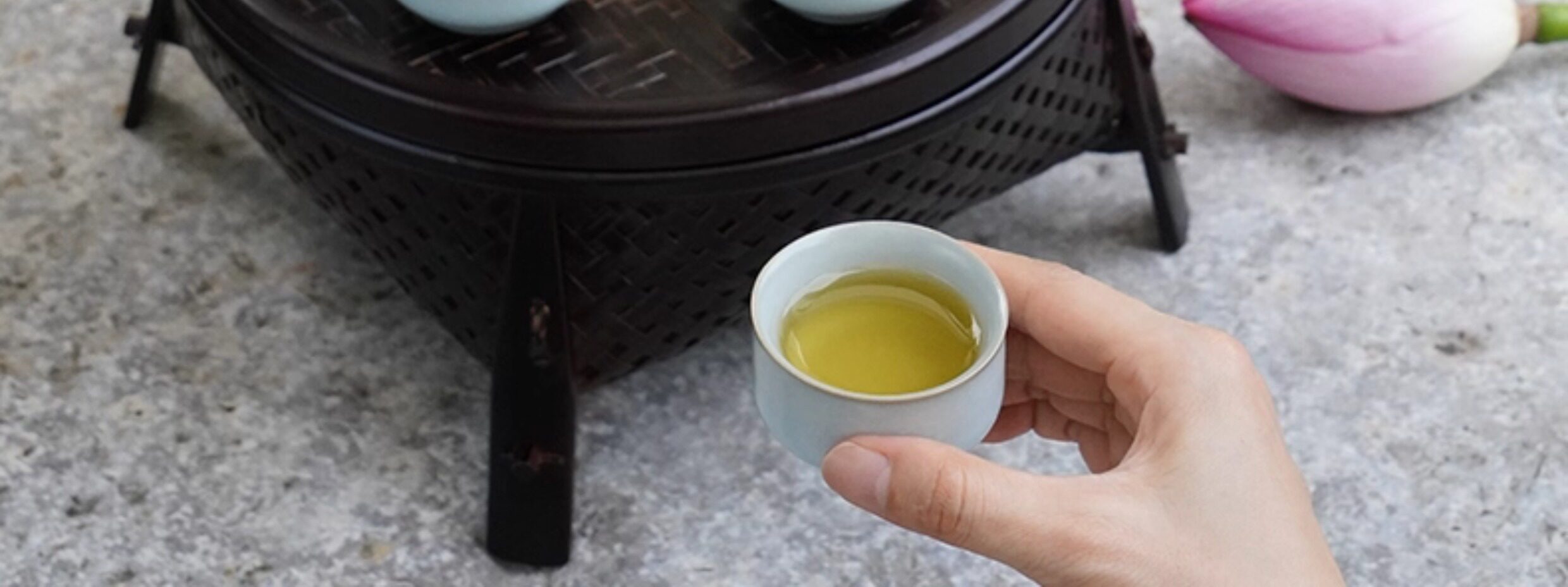 Taiwan Lu Bao Antique Ru Kiln Tea sets, high-end home and office tea set, Rain Over Sky Green Tea Set Gift box pic 17