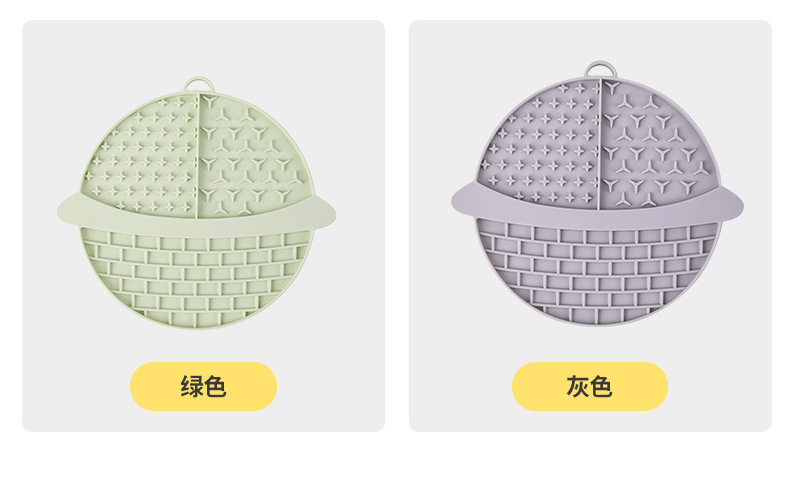 新款批发宠物慢食垫舔食垫狗舔垫宠物垫硅胶猫狗舔垫防噎猫猫食具详情4