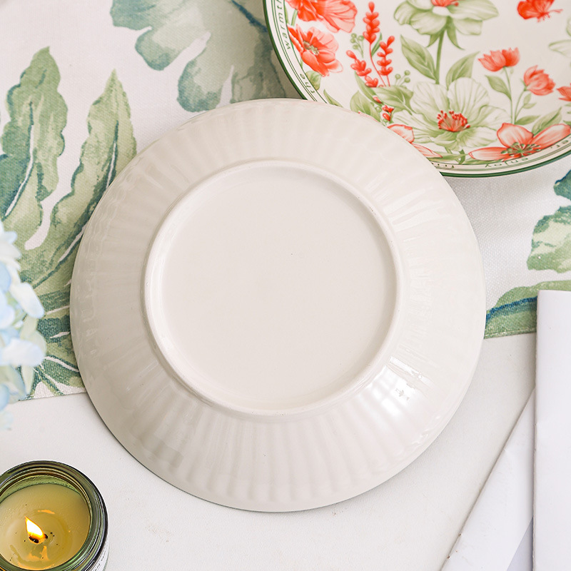 Ceramic tableware, flower-patterned bowl and plate sets, gift boxes, cross-border bowls and spoons, souvenirs, event small gifts, wholesale bowls and utensils pic 10