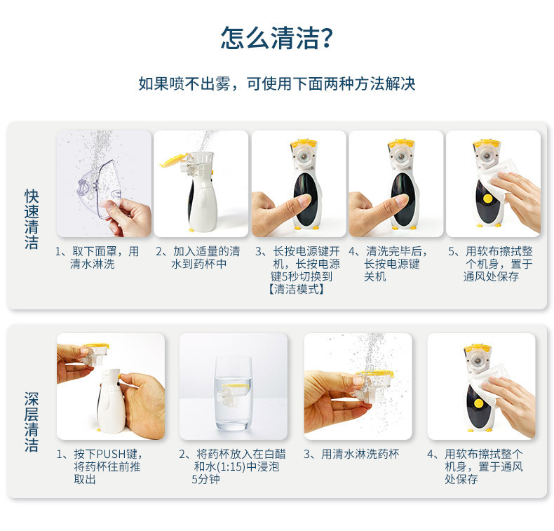 手持雾化器儿童家用便携式微网口腔雾化器雾化机医疗器械详情5