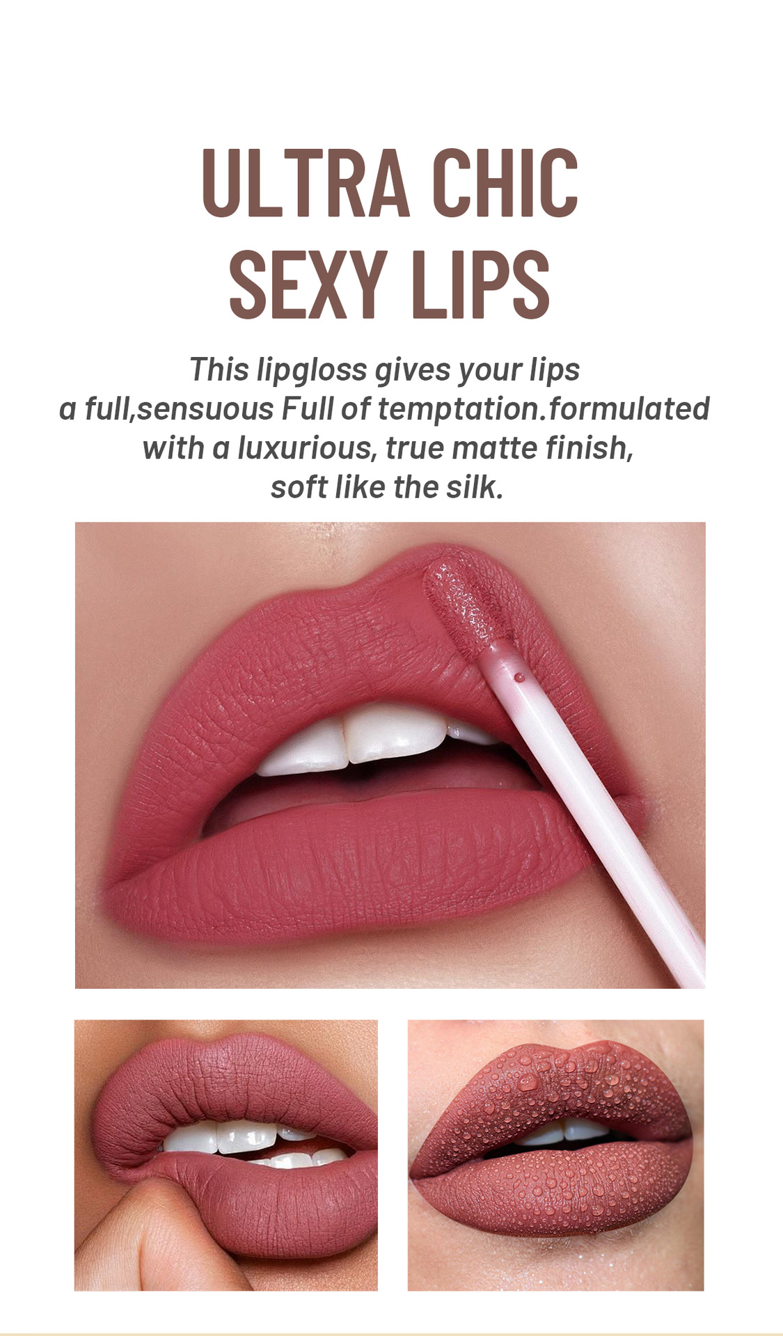 SAM Sugar 12-color Book Lip Gloss Set Matte Matte non-stick Cup Lip Gloss Lipstick Cross-border Makeup wholesale pic 4