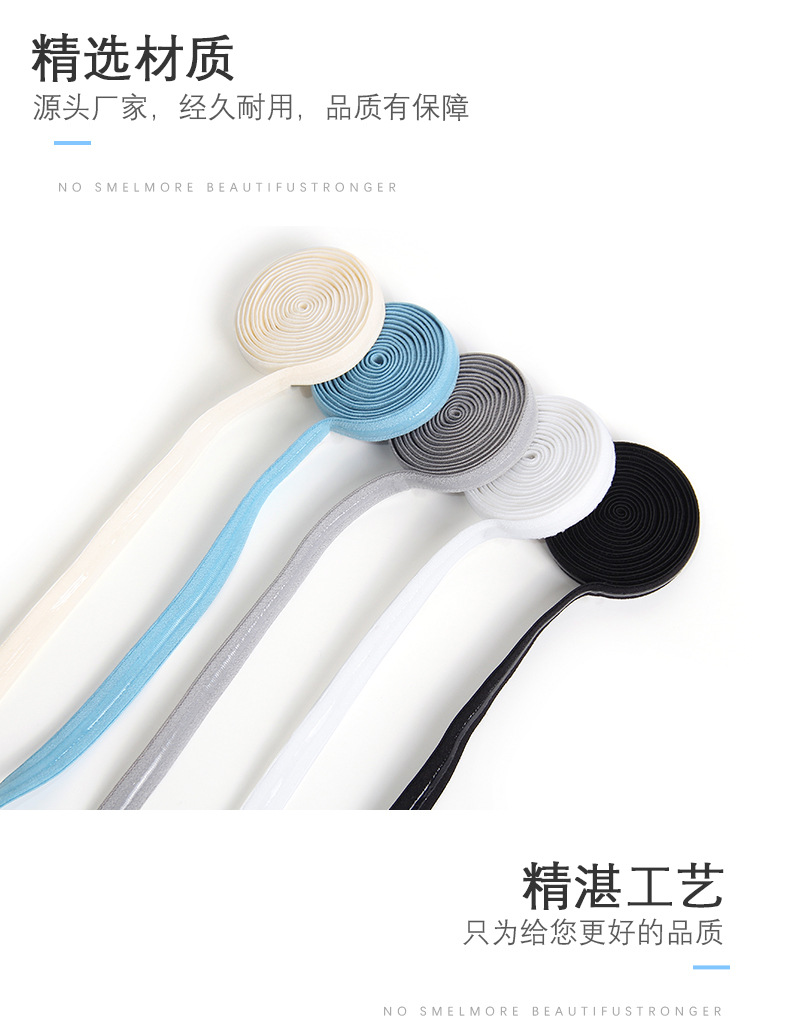En stock goma de poliamida de alta elasticidad cinta elástica antideslizante abrasivo accesorios deportivos sudor banda de sudor peluca muñeca vestido badminton pic 3