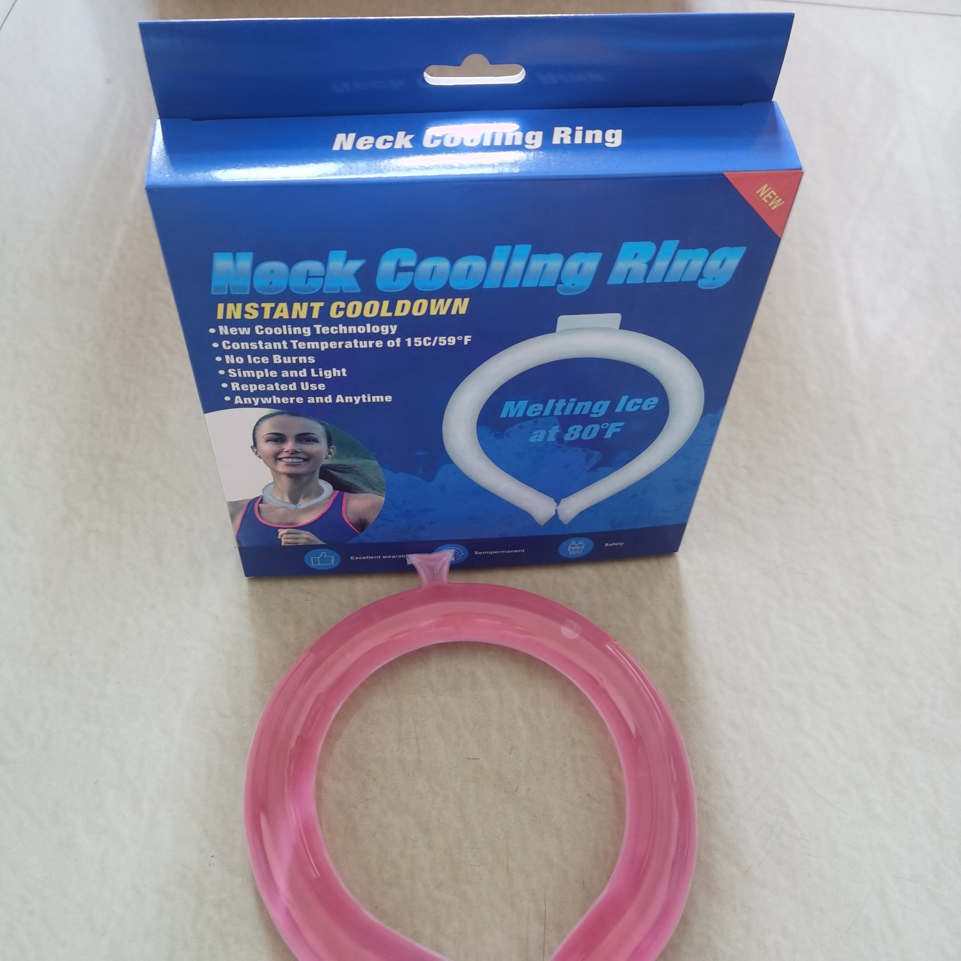 Summer ice neck scarf, ice pillow, neck ice pad, neck hanging ice ring, cool patch, cool cooling ice collar pic 15