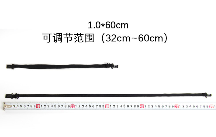 High elasticity JK bow tie elastic band uniform, extended stretch band, elastic buckle belt, adjustable belt, webbing pic 1
