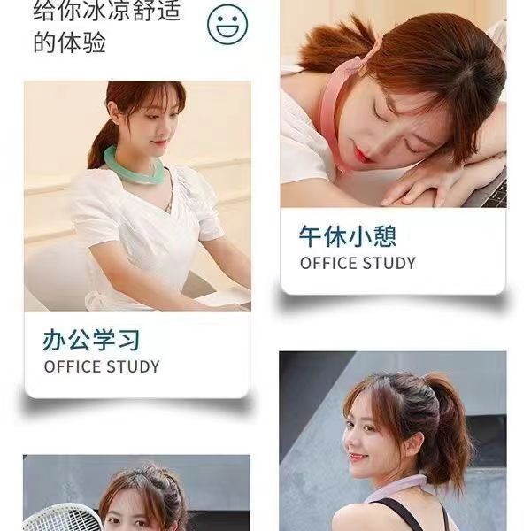 Summer ice neck scarf, ice pillow, neck ice pad, neck hanging ice ring, cool patch, cool cooling ice collar pic 6