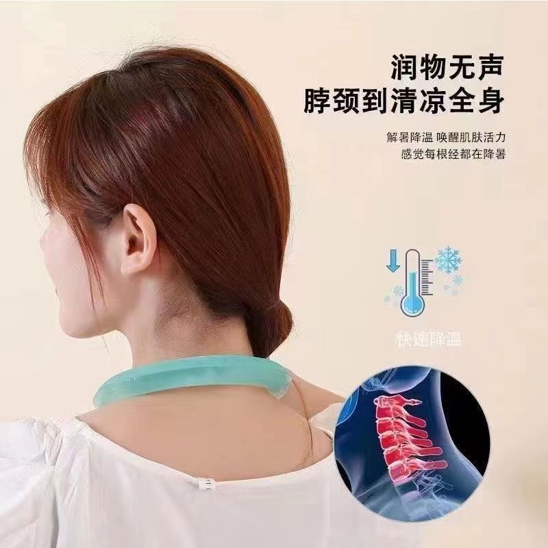 Summer ice neck scarf, ice pillow, neck ice pad, neck hanging ice ring, cool patch, cool cooling ice collar pic 3