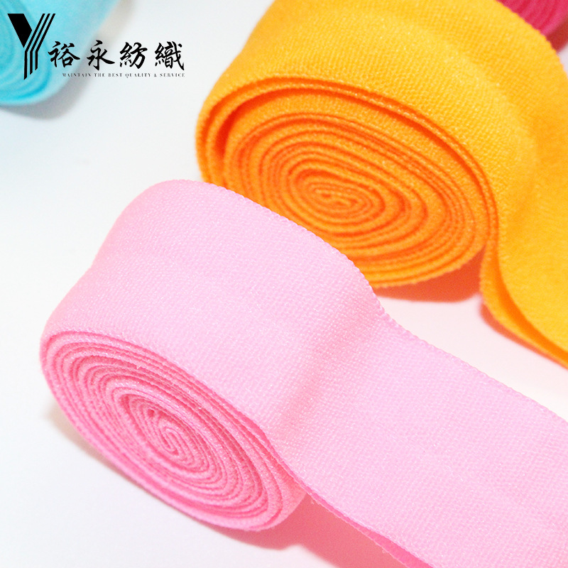 The manufacturer has in stock edge banding, elastic rolled edge strips, nylon elastic bands, spandex edge banding elastic bands, edge banding strips and webbing pic 12